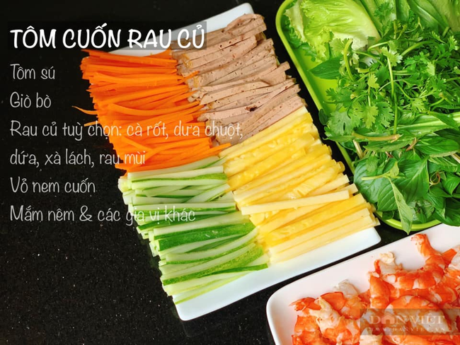 Muốn làm món tôm cuốn rau củ ngon đẹp bắt mắt đừng bỏ qua bí quyết này - Ảnh 1. Muốn làm món tôm cuốn rau củ ngon đẹp bắt mắt đừng bỏ qua bí quyết này - Ảnh 1.