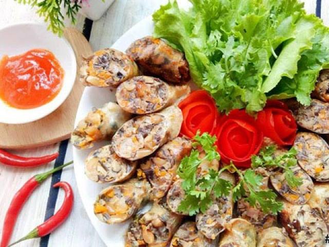 Bí quyết cho món lòng lợn nhồi thịt chiên giòn ngon ”nứt vách”