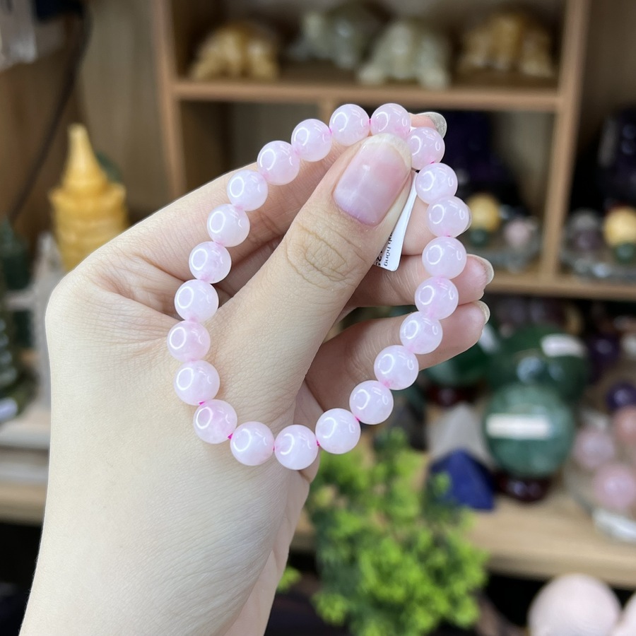 Vòng Chuỗi Đá Thạch Anh Hồng