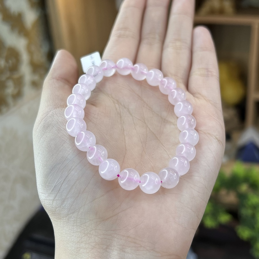 Vòng Chuỗi Đá Thạch Anh Hồng