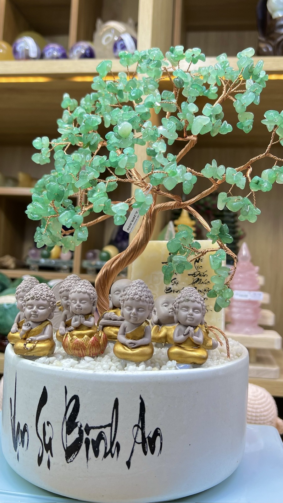 Giới thiệu cây bồ đề Aventurine chú tiểu