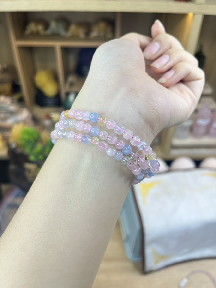 Chuỗi Vòng Quấn Tay Đá Beryl