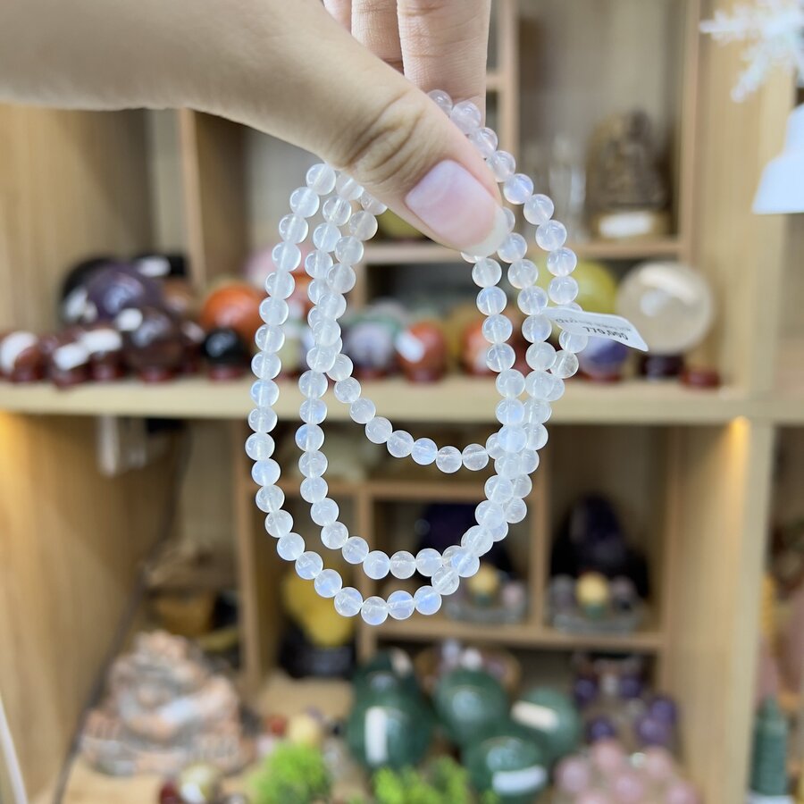 Dây Quấn Tay Đá Mặt Trăng 35 (Moonstone)